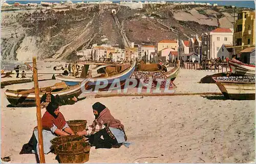 Cartes postales moderne Cores de Portugal Nazare sur la Plage