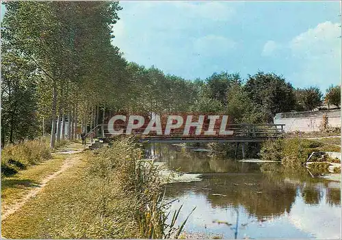 Moderne Karte Chartres sur Mer vue sur le Canal du Berry