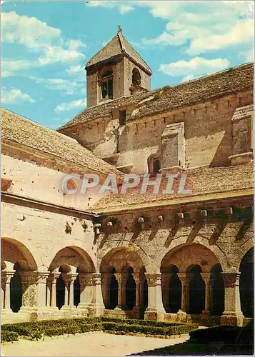 Cartes postales moderne Abbaye de Senanque (XIIe S) Cloitre et Clocher