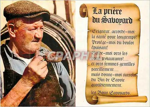 Cartes postales moderne La Priere du Sabovard Savoie Eternelle