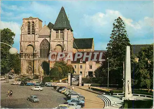 Cartes postales moderne le Mans (Sarthe) Eglise de la Couture et la Prefecture