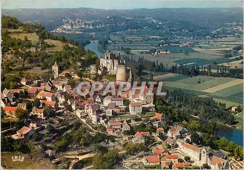 Cartes postales moderne Dominant la Vallee du Ceou Chateaux en Perigord