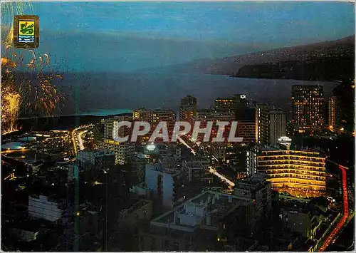 Cartes postales moderne Puerto de la Cruz (Tenerife) Vue Nocturne