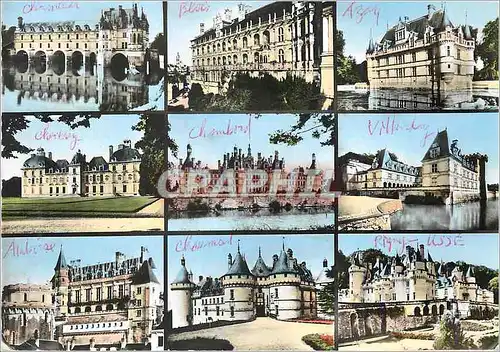 Cartes postales moderne les Chateaux de la Loire
