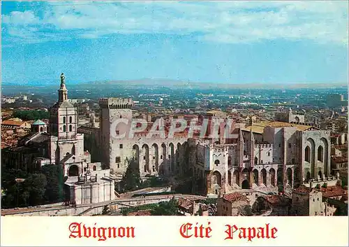 Cartes postales moderne Avignon (Vaucluse) le Palais des Papes