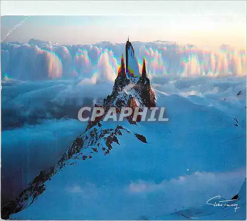 Cartes postales moderne L'Observatoire aux Chimeres L'Aiguille du Midi