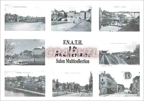 Moderne Karte FNATH de Mayenne 10e Anniversaire Salon Multicollection