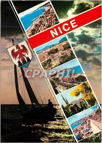 Cartes postales moderne la Cote d'Azur Miracle de la Nature Nice (Alpes Maritimes) la Promenade des Anglais Couleurs et