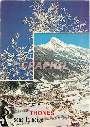 Cartes postales moderne Thones (Haute Savoie) alt 626m sous la Neige