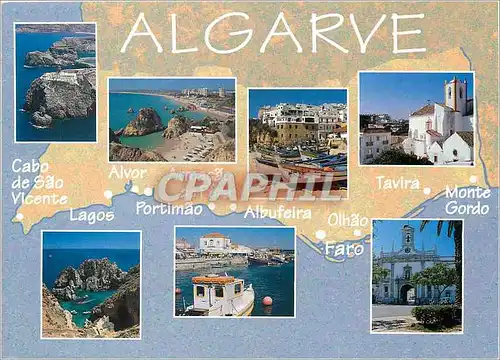 Cartes postales moderne Algarve Cabo de Sao Vicente Alvor Coleccao Michael Howard