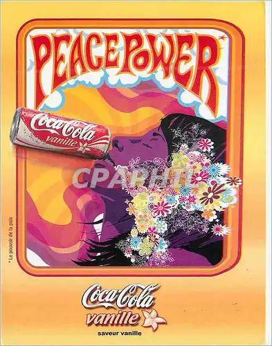 Cartes postales moderne Coca Cola Vanille Saveur Vanille
