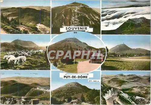 Cartes postales moderne le Puy de Dome Domes Sud Voie Romaine