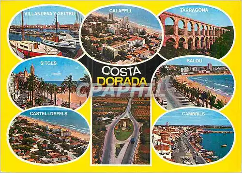 Cartes postales moderne Costa Dorada Villanueva Y Geltru