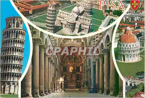 Moderne Karte Pisa Souvenir