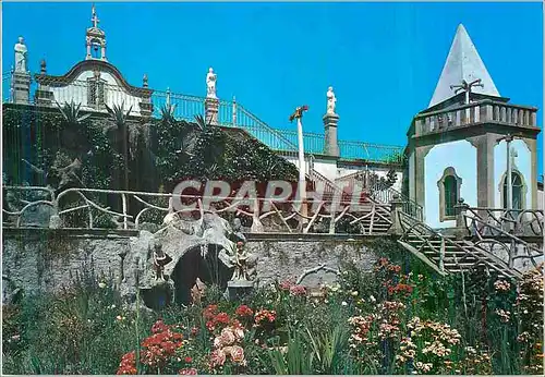 Moderne Karte Mirandela (Portugal) Grotte de Notre Dame