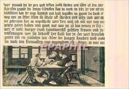 Cartes postales moderne Hans Holbein Aushangeschild eines Schulmeisters Kunstmuseum Basel