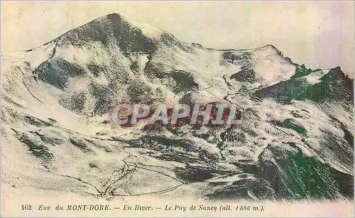 Cartes postales Env de Mont Dore en Hiver le Puy de Sancy