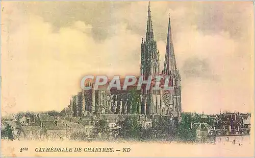 Cartes postales Chartres La Cathedrale