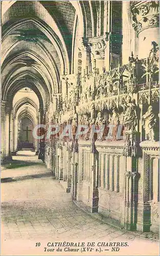 Cartes postales Cathedrale de Chartres Tour du Choeur  (XVIe S)