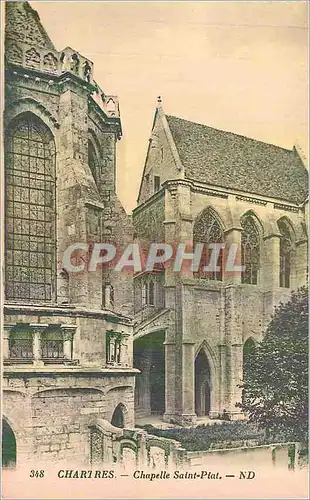 Cartes postales Chartres Chapelle Saint PLat