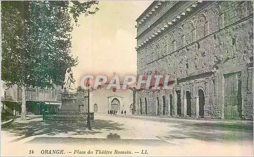 Cartes postales Orange Place du Theatre Romain