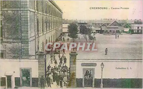 Cartes postales Cherbourg Caserne Proteau Militaria