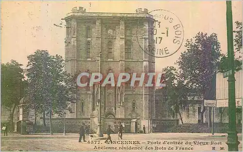 Ansichtskarte AK Vincennes Porte d'Entree du Vieux Fort Ancienne Resistence des Rois de France