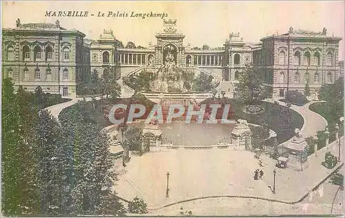 Ansichtskarte AK Marseille le Palais Longchamps