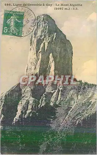 Cartes postales Ligne de Grenoble a Gap Le Mont Aiguille (2097 m)