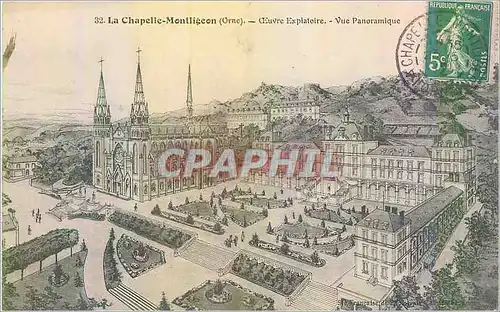 Cartes postales La Chapelle Montligeo (Orne) Oeuvre Expiatoire Vue Panoramique