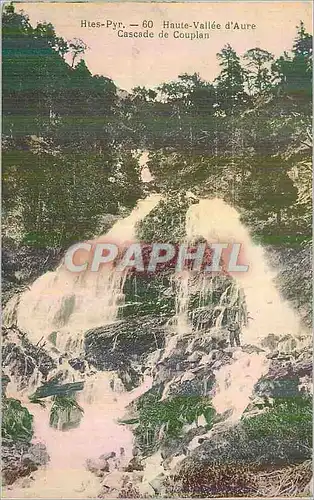 Cartes postales Htes Pyr Haute Vallee d'Aure Cascade de Couplan