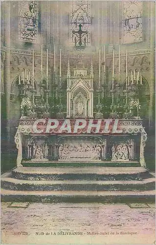 Cartes postales N D de la Delivrande Maitre Autel de la Basilique
