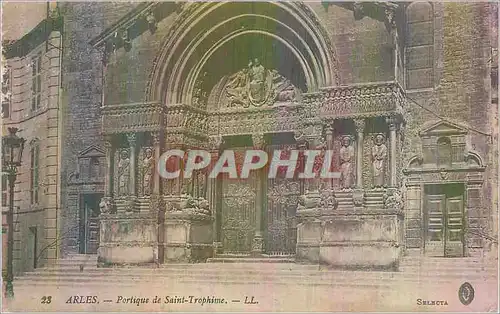 Cartes postales Portique de Saint Trophime Arles