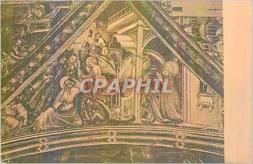 Cartes postales Foligno Palazzo Trinci Un Angelo annunzia a San Giovacchino e S Anna Che Avranno prole (Ottavio