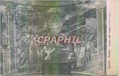 Cartes postales Spoleto Duomo Tronsito della Vergine (Filippo Lippi)