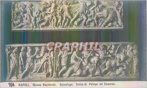 Cartes postales Napoli Museo Nazionale Sacrofago Corsa di Pelope ed Enomao