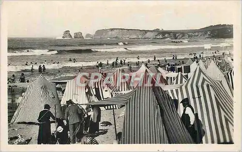 Cartes postales moderne Hendaye La Plage et les Deux Jumeaux