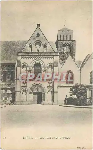 Cartes postales Laval Portail sud de la Cathedrale