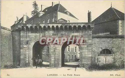 Cartes postales Langres La Porte Neuve