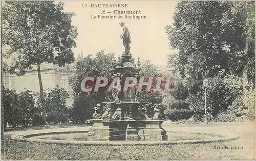 Ansichtskarte AK La Haute Marne Chaumont La Fontaine du Boulingrin