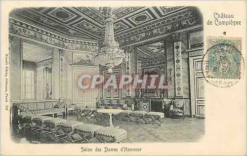 Cartes postales Chateau de Compiegne Salon dans l'Honneur