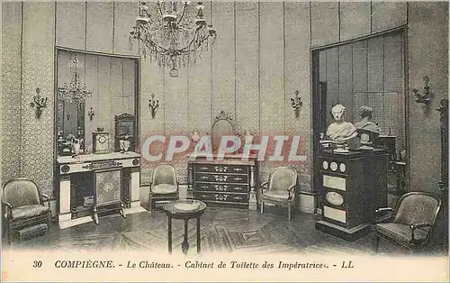 Cartes postales Compiegne Le Chateau Cabinet de Toilette des Imperatrices