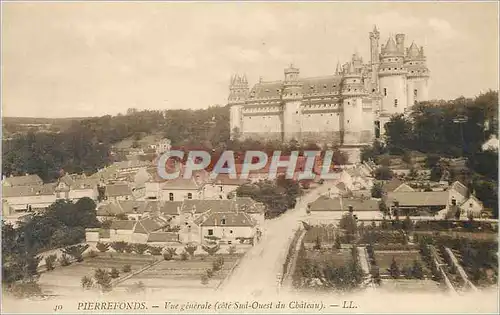 Ansichtskarte AK Pierrefonds Vue Generale (Cote sud Ouest du Chateau)