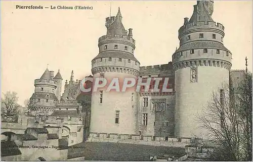 Cartes postales Pierrefonds Le Chateau (L'Entree)