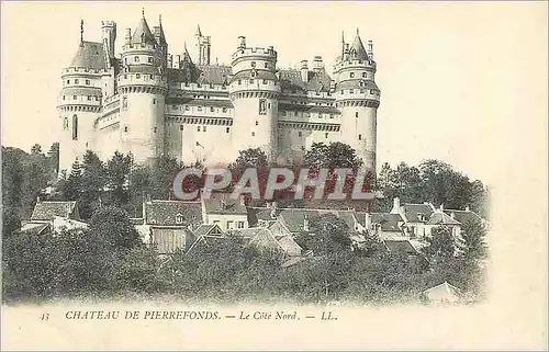 Ansichtskarte AK Chateau de Pierrefonds Cote Nord