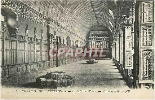 Cartes postales Chateau de Pierrefonds La Salle des Preux