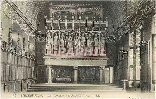 Cartes postales Pierrefonds La Cheminee de la Salle des Preux