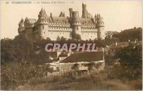 Ansichtskarte AK Pierrefonds Le Chateau (Cote Ouest)