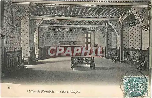 Cartes postales Chateau de Pierrefonds Salle de Reception