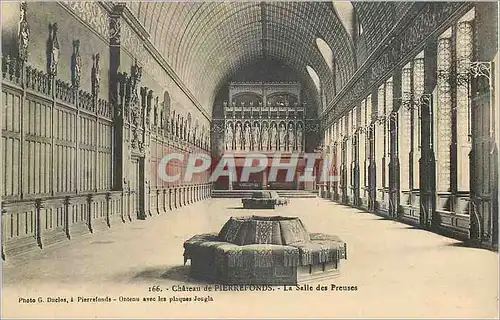 Cartes postales Chateau de Pierrefonds La Salle des Preuses